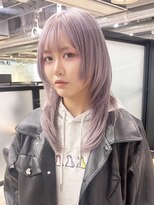 シオン(shion)&nbsp;ウルフレイヤー顔周りレイヤーホワイトグレージュ_ba549452