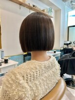 ロンドアベニール 北千住(Lond avenir)&nbsp;暗めカラー/ボブ顔周り/前髪/レイヤー/髪質改善/縮毛矯正/北千住