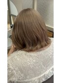 m43_ミルキーベージュ/ミルクティー/ブリーチ/ケアカラー/ボブ