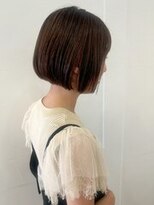 パル バイ ラベスト(Pal by lovest)&nbsp;ドライで仕上がる◎ミニボブ×秋色ミントベージュ