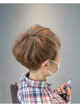 白髪ぼかし×髪質改善トリートメント【三宅】