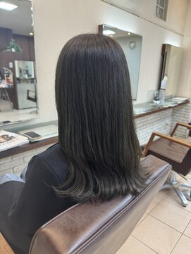 ヘア ルミナス バイ フォルテ(HAIR LUMINAS by FORTE) 暗髪/オリーブグレー/オリーブ