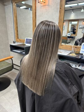 サニー 渋谷(SUNNY) バレイヤージュ、ハイライト、レイヤーカット、ダブルカラー