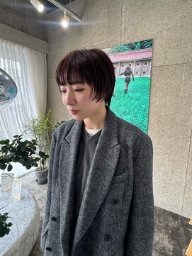 アイン(eim) あいみょんショート/暖色/レッドブラウン