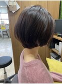 大人可愛いショートボブ