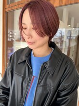 ハル 泉中央駅前店(hal)&nbsp;ハンサムショート/ピンクベージュ/hal泉中央駅前店