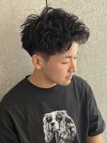 ニアウ 太田店(Niau)&nbsp;メンズ王道ショートスタイルワンカールパーマ無造作パーマ