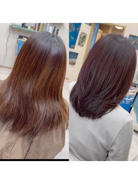 ラニハナクドウ(lanihana.kudo) ＃レイヤーミディ＃サクラベージュ