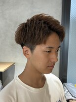 ニーイチイチ(211)&nbsp;メンズアップバングショート×アッシュカラー