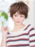 【VIALA 自由が丘】ナチュラル×フェミニンショート
