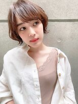 シー バイ ロンド 新宿(Sea by Lond)&nbsp;【佐藤健太郎】大人カジュアル小顔ブランジュ外ハネショートボブ