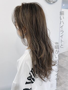 アンス 大阪梅田(ANs.) 20代30代★スタイリング簡単♪イルミナ透明感アッシュベージュ