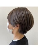 ステップボーンカット/グレージュアッシュ/20代30代40代