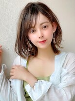 ラルユー 金山(LallYou)&nbsp;前髪パーマ/ラベンダーカラー/イヤリングカラー/イメチェン