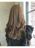 ロング×ゆる巻き