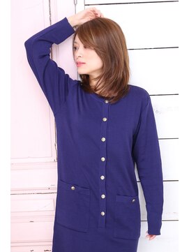 ノアランス 池袋(noah rance) ★外ハネカールショコラベージュベビーバングくびれミディアム