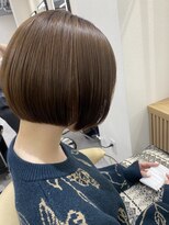 ロンドプロフィール 浦和(Lond profil)&nbsp;【中川陽南子】ぷつっとボブ/ラインボブ/グレージュ