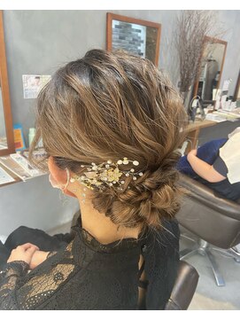 アルモヘアヴォーグ 静岡(ALMO hair VOGUE) 【ALMO】お呼ばれシニヨンスタイル