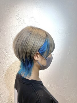 ルノン(Lunon) インナー水色ウルフ