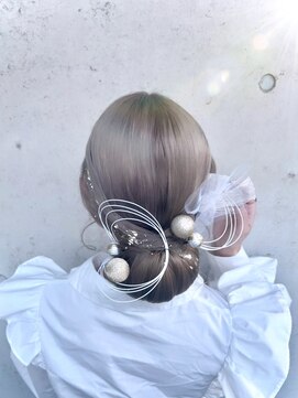 リアン(lien) アップアレンジ/髪飾り金箔、水引き