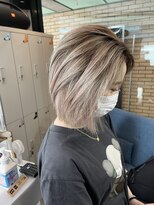 ラフ(LAFF)&nbsp;#黒髪#ボブルフ#ネビージュ#小顔#ワンレン