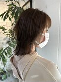 ミディアムくびれレイヤーカット