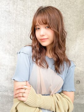 エイミー(Aimee) Aimee町田　波巻きウェーブ×ライトブラウン