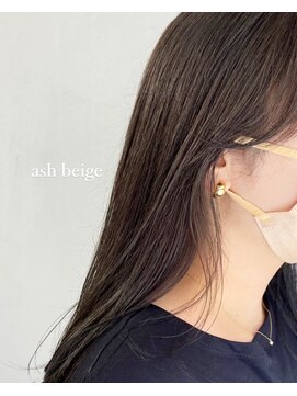 ラフ 銀座(luff) 赤みを撃退!透明感あふれる柔らかアッシュベージュ