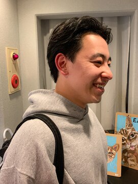 ヌース(NOOS) メンズナチュラル七三シークレットパーマ