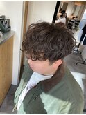 外国人風プードルパーマ