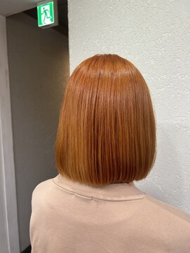 アジールヘア 所沢プロペ通り店(agir hair) オレンジベージュイメチェン似合わせカット所沢練馬ひばりヶ丘