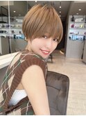 ブリーチなし 前髪縮毛矯正 髪質改善 レイヤー 艶髪