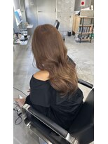 ラック(LUCK)&nbsp;レイヤーぱっつん前髪ステップボーンカットシルキー船橋/韓国