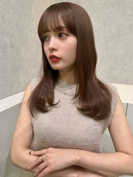 エジョン 幡ヶ谷店(Aejon) イメチェン/似合わせカット/フルバング/レッドブラウン/幡ヶ谷