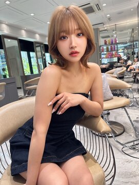 ロンド ロビン 栄(Lond robin) 韓国/前髪/縮毛矯正/レイヤー/ショートボブ