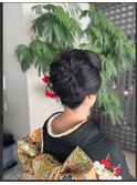 振袖着付けヘアセット