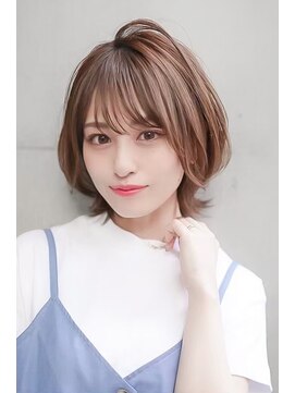 ギークス(GEEKS) 【GEEKS渋谷】くびれボブ/20代30代/小顔/ボブウルフ/透明感/渋谷