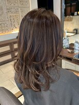 ヘアリゾート粋 ティガ 池袋店(tiga)&nbsp;レイヤーカット/ハイライトカラー/チョコレートブラウン