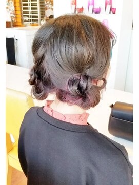 OX CREATION 深草 オックスクリエーション アレンジ/ヘアセット/ミディアム/20代30代40代