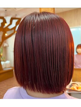 エムコレクション 丸亀店 ダブルカラー×ボブ