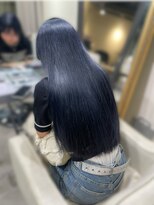 ビーヘアサロン(Beee hair salon) ブリーチありブルーカラー