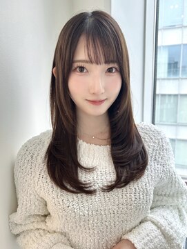 レミエ ダイカンヤマ(lemiie) レイヤーカット★ロング★韓国ヘア