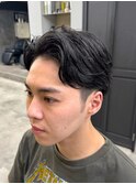 新規指名限定♪♪ メンズセンターパート/毛流れパーマ/刈り上げ