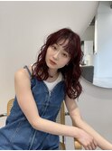 ミディアムパーマレイヤーパーマ前髪パーマデジタルパーマ