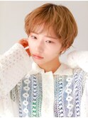 束感ふわっとレイヤーショート×ハイトーンベージュ