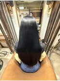 黒髪ロングストレート