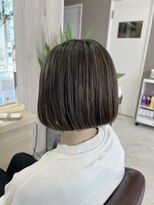 ユウヘアー 千代田橋店(U Hair)&nbsp;ハイライトボブスタイル/ショートボブスタイル