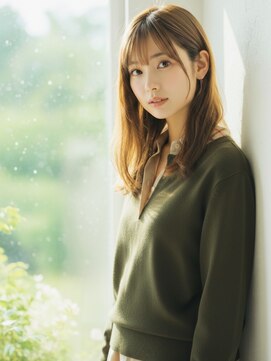 コトナ 越谷店 越谷/20代人気*透明感チャコールグレー×ロング