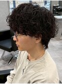 MEN’S HAIR/サーフカール/刈り上げセンターパート/群馬高崎