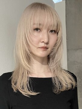 スリバー(sliver) ブリーチハイライト髪質改善ダブルカラーレイヤーカット